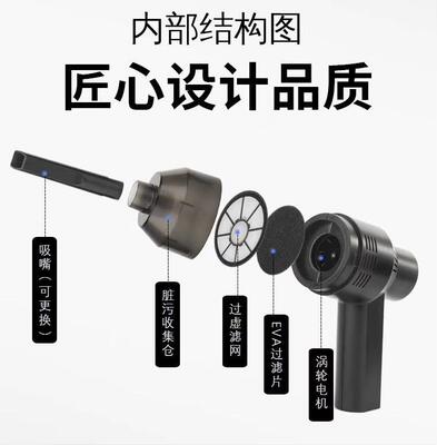 吸尘器清洁键盘桌面迷你usb缝隙无线小型电脑手持窗户家用器清理
