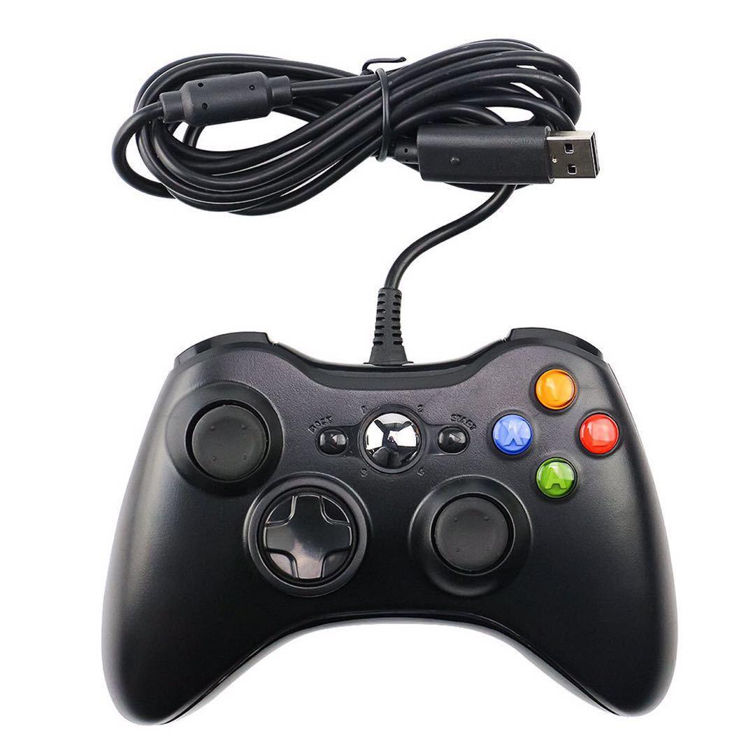 手柄线游戏xbox360有usb/pc电脑steam震动无线电视3特斯拉器psone