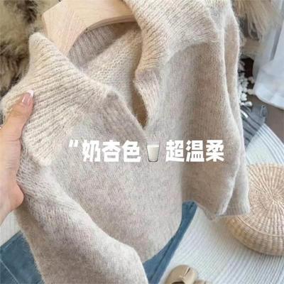 毛衣内搭可外穿配裙子冬季加厚慵懒风小个子配大衣修身高级感韩