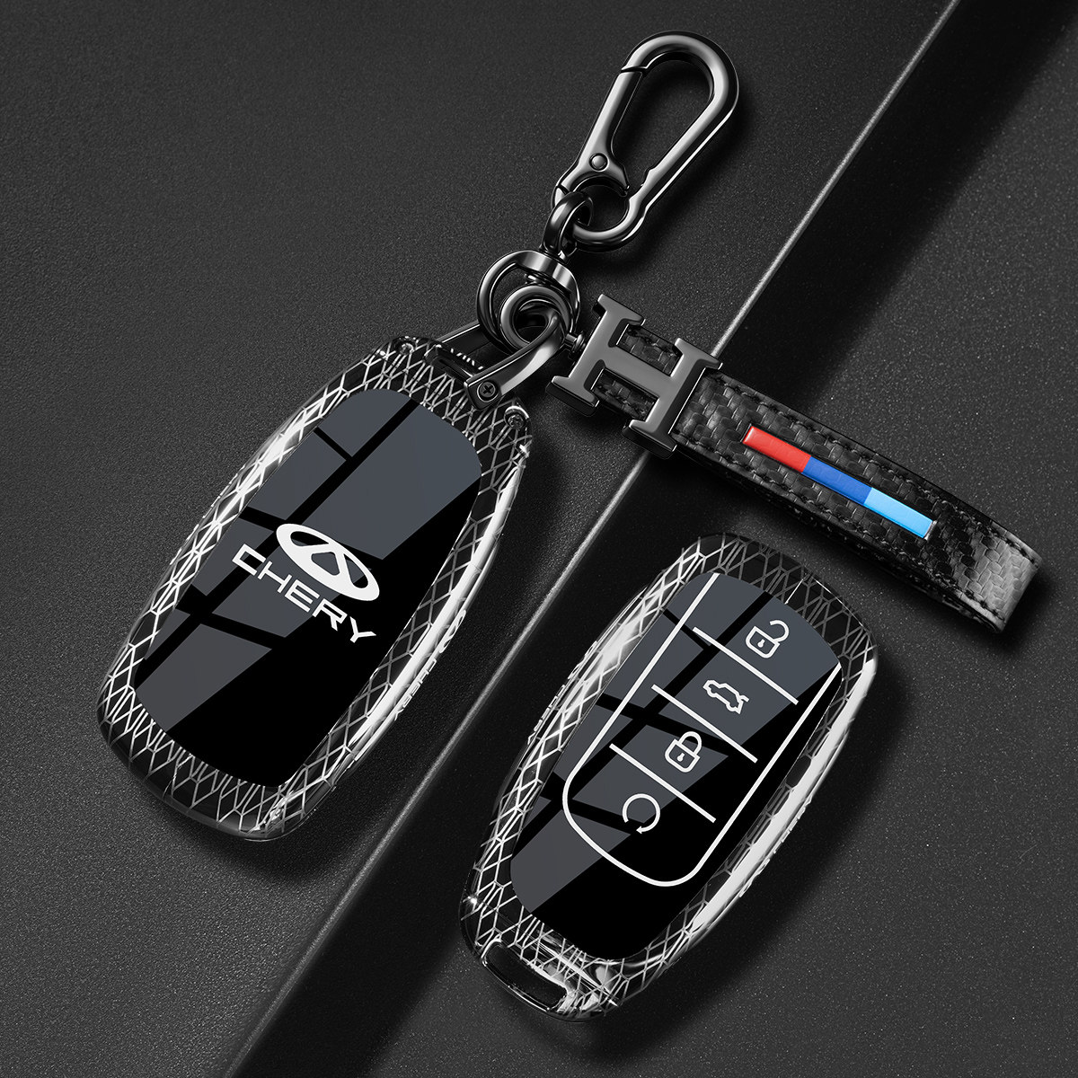适用奇瑞瑞虎9钥匙套瑞虎7/8探索06艾瑞泽7plus汽车包扣CHERY壳8L