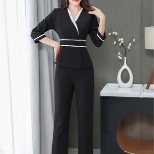 秋冬医疗美容院工作服顾问美发美业美甲牙科按摩SPA美容师套装女