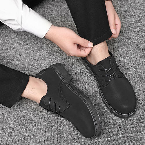 春夏季男鞋休闲男鞋学生男马丁靴皮鞋韩版板鞋子潮透气低帮鞋子男