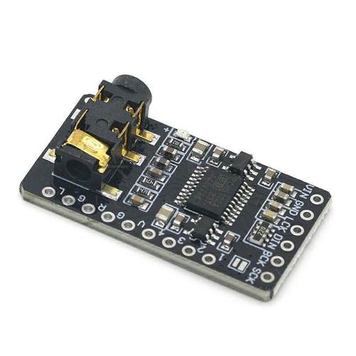 DAC解码板PCM5102立体声方糖等智能音箱改装AUX输出立体声模块