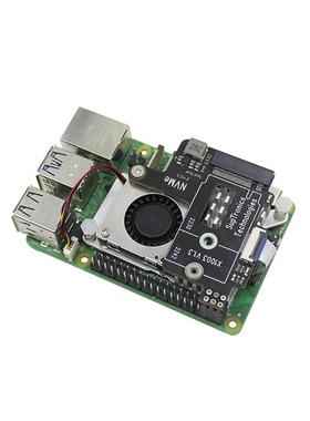 树莓派5 X1003 PCIE转M.2转接板 2242 2230 NVME固态硬盘扩展板
