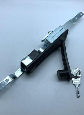 MS828L-SK01黑色连杆锁，电柜门锁，配电箱门锁，机箱机柜锁