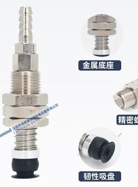 妙德型带缓冲气动吸盘PATS-10-4S-U 15S-20 25S-30 PATS-30-30N-T