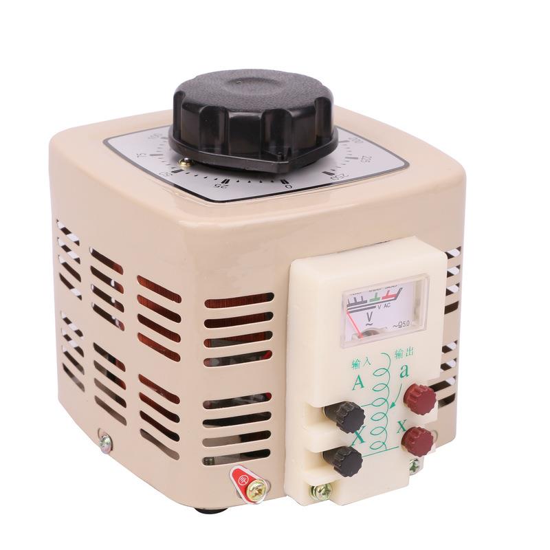 单相新型调压器交流接触式大功率单相220v可调压自耦变压器