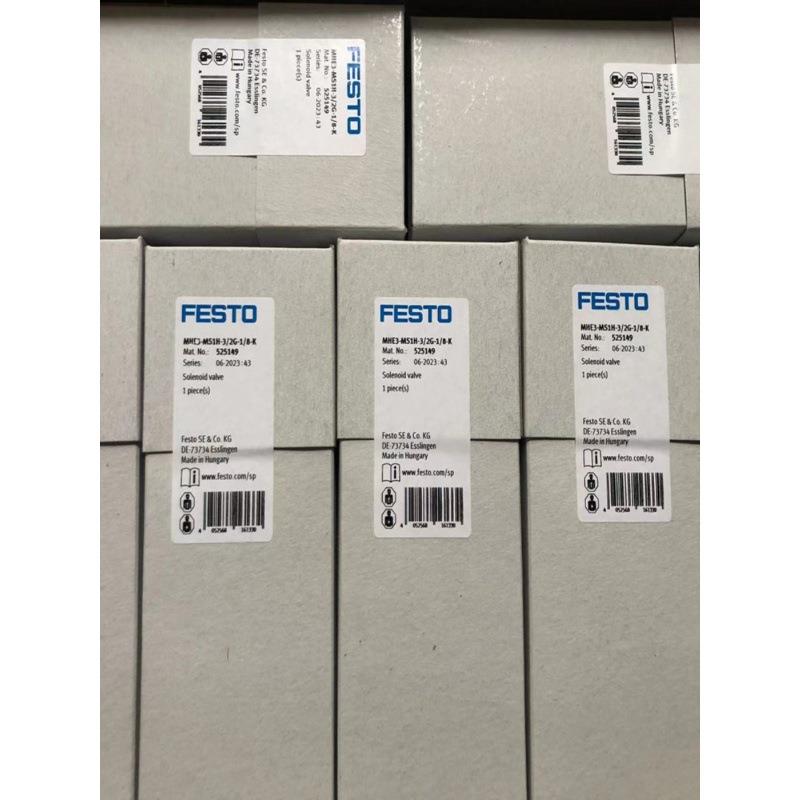 定FESTO电磁阀525149 196133费斯托MHE2-MHE3-MS1H-3/2G-1/8-M7-K