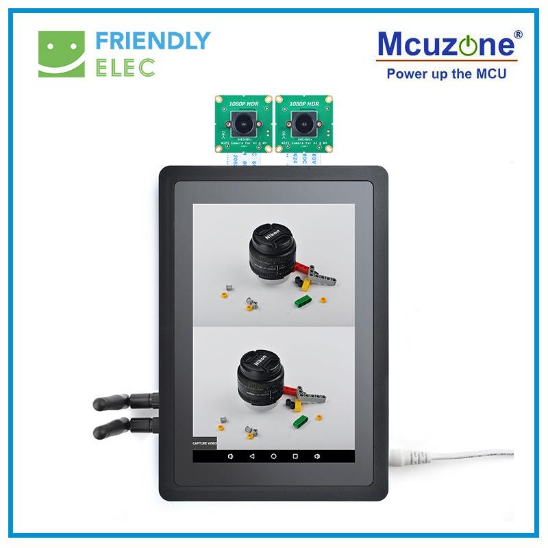 SOMRK3399 V2开发套件带HDMI输入MIPI双目人脸识别4G接口双频WiFi