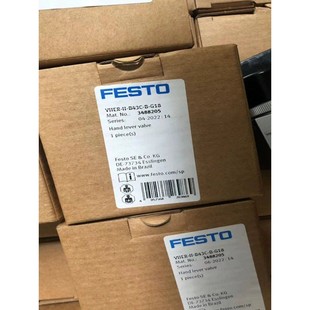 3488205气 G18 手柄阀VHER FESTO费斯托旋转式 G14 B43C G12