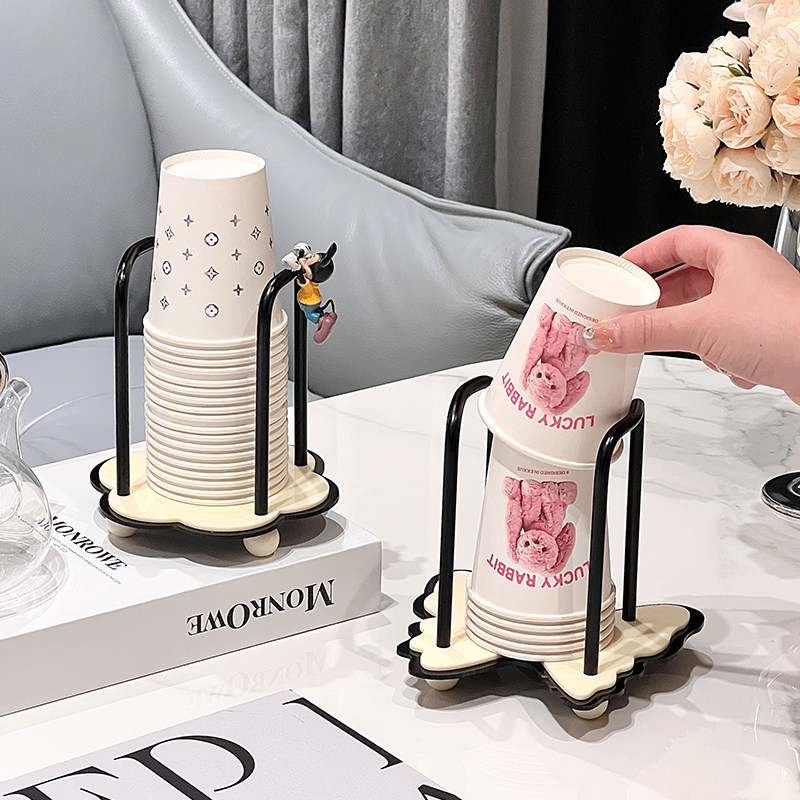 奶油纸杯取杯器高颜值桌面办公一次性取杯架台卡通收纳纸杯置物架,家庭/个人清洁工具,杯架,淘宝优惠券,粉丝福利购,淘宝优惠卷