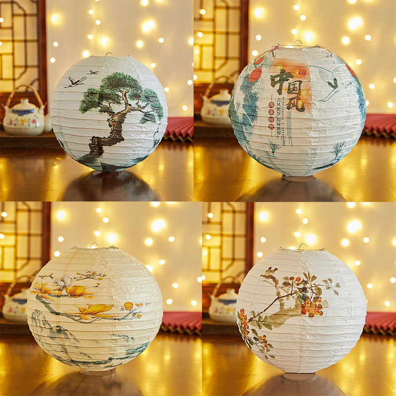 纸灯笼诗瀚纸灯笼汉服