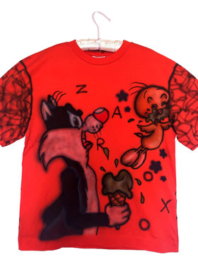 乐一通Looney Tunes翠迪鸟Tweety emo黑红blackred原创Original