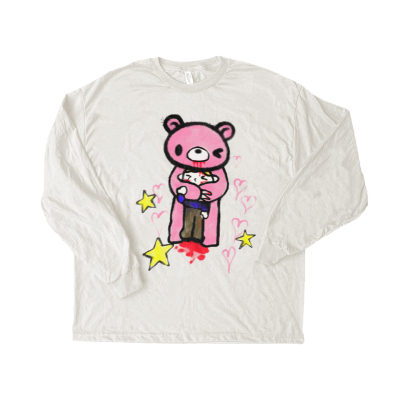 Yandere病娇Inkjet printing喷绘稀有长袖hippop说唱Skateboards