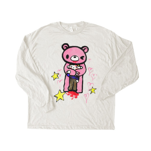 Yandere病娇Inkjet printing喷绘稀有长袖hippop说唱Skateboards