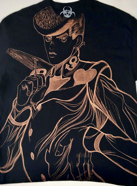 黑红blackred纯手绘动漫魔术师啵奇塔趣味罕见鬼马现充t袖