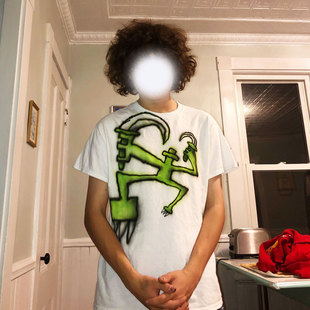 Graffiti spray painting 嬉皮士 hiphop Skateboards短袖unisex
