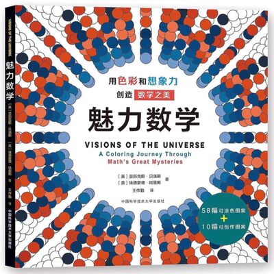 正版 魅力数学 用色彩和想象力创造数学之美 有趣的数学书 激发创造性思维3-6岁儿童创造力书籍数学与艺术结合启蒙图书