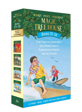 Magic Tree House Volumes 神奇树屋卷25-28套装 英文原版 进口原版 6岁到9岁 儿童章节桥梁书 Mary Pope Osborne