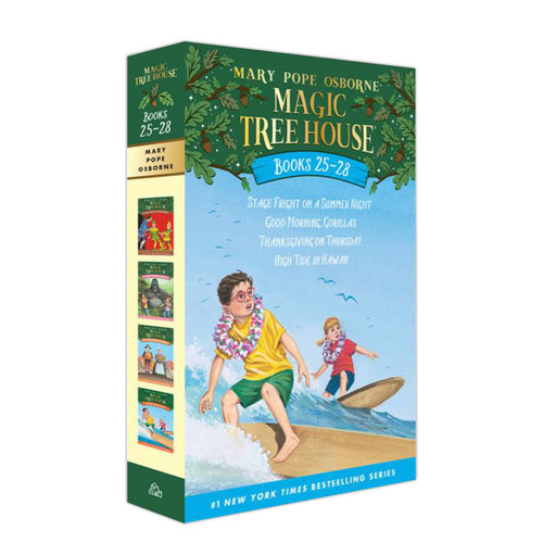 Magic Tree House Volumes 神奇树屋卷25-28套装 英文原版 进口原版 6岁到9岁 儿童章节桥梁书 Mary Pope Osborne