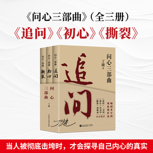 丁捷著 2025新版 初心 反腐警示录 中国民主法制出版 全套3册 罪与罚反腐纪实文学小说 问心三部曲 社 追问 落马官员 撕裂