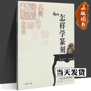 怎样学篆刻 王本兴著 书法篆刻艺术 篆书技法篆刻刀法印章创作分栏边款章法 篆刻初学者 历代名家印章赏析 天津人民美术出版社