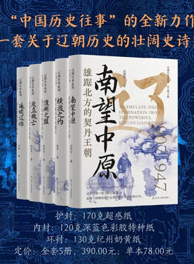 辽朝往事系列 全5册 郑毅 著 南望中原+横渡之约+澶渊之盟+废立叛亡+延续辽祚 辽宁人民出版社