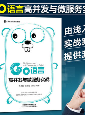 Go语言高并发与微服务实战 go语言编程教程书籍 golang教程自学Go语言学习笔记 go语言程序设计Go语言入门教材书籍