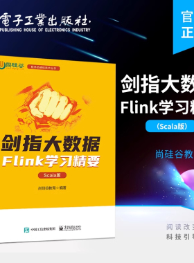 剑指大数据 Flink学习精要 Scala版 尚硅谷教育 编著 正版包邮 程序设计 电子工业出版社 Flink数据处理深入理解Flink基本架构hmcy