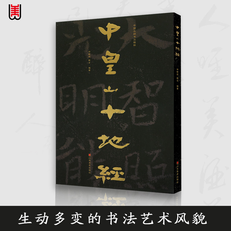 中国石刻书法精粹 中皇山十地经 赖非 中国传统艺术经典书系 摩崖石刻隶意楷书书法演变碑刻研究字帖临摹 山东美术出版社cm
