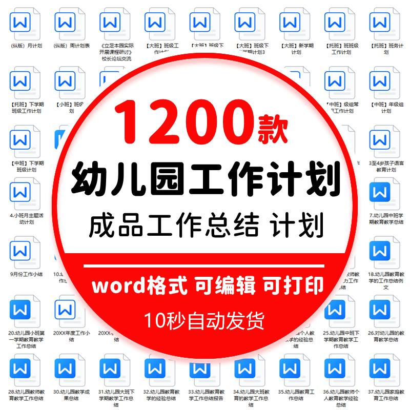 新幼儿园工作计划小班中班大班家长区域班务教学计划个人学期总结怎么样,好用不?