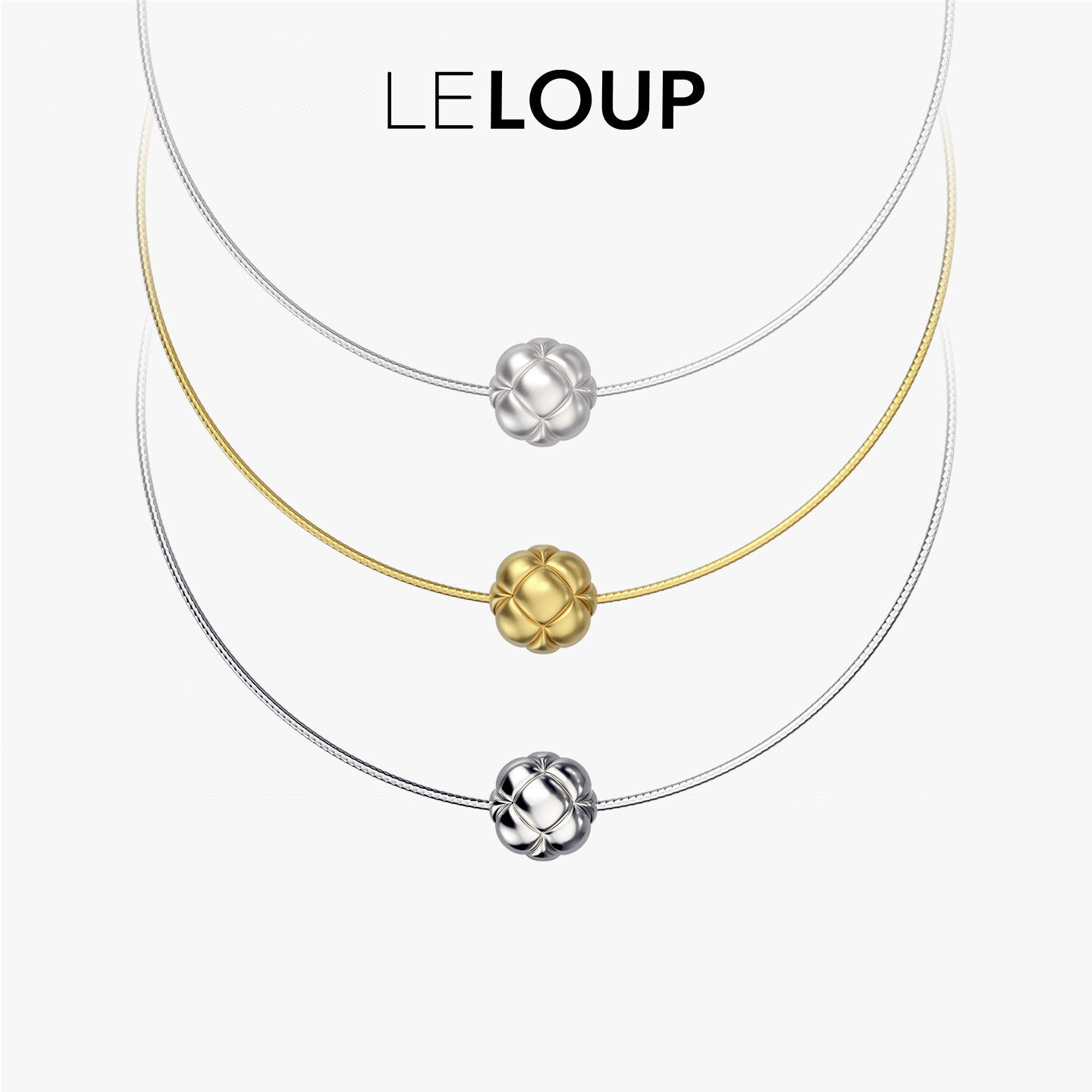 LELOUP雅典娜云朵金色项圈复古轻奢项链女经典高级感简约锁骨链