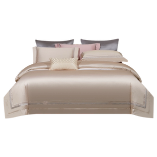 温尔思家纺100支双股匹马棉四件套博兰特轻奢高级风乔迁家用床品