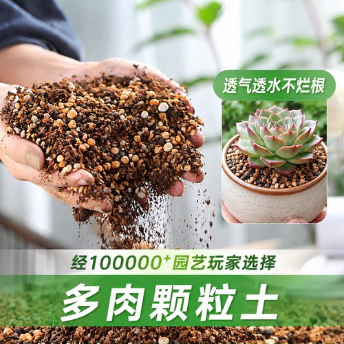 多肉专用颗粒土营养土多肉种植土壤花土盆栽思威博颗粒铺面麦饭石