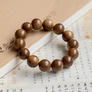 柬埔寨正品老料沉香木手串男女款保真念佛珠手链单圈文玩收藏盘玩