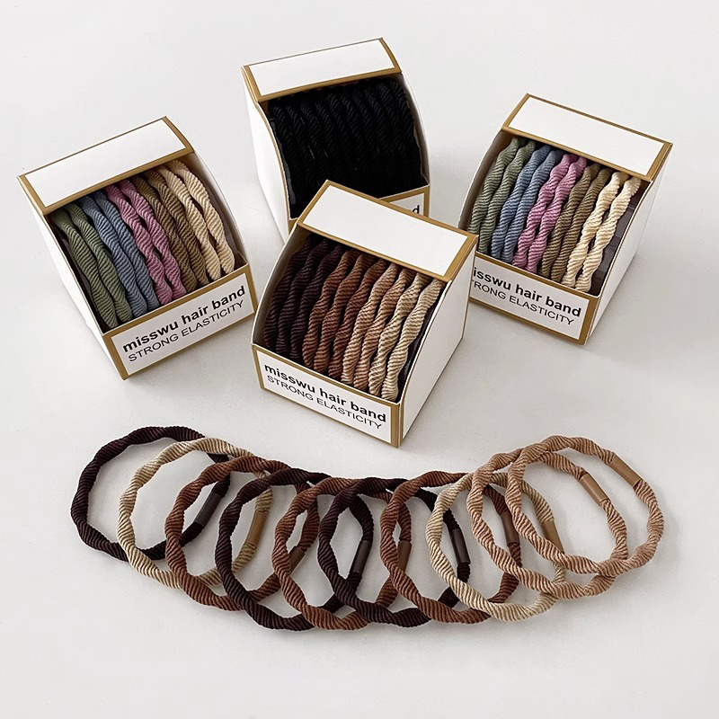 赞可发饰发绳简约高弹力耐用发圈