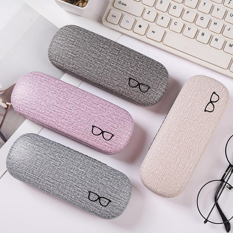 【正品旗舰店】眼镜盒便携女眼睛盒近视少框架性复古简约眼收纳中
