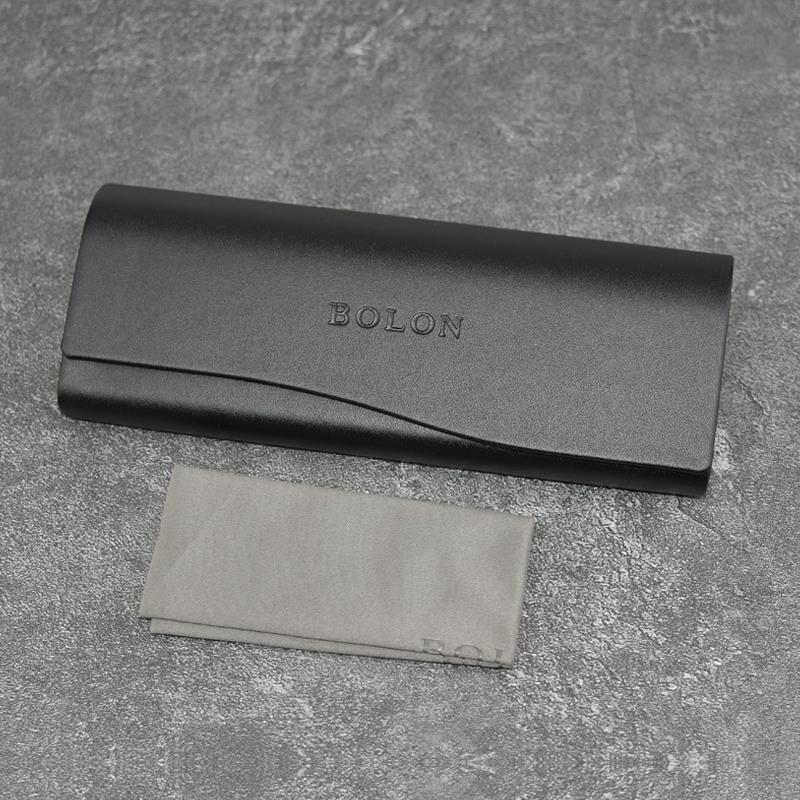 眼镜盒女生学生暴龙近视镜原装简约轻便携式收纳太阳皮质镜盒男覆