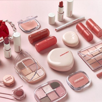 olive韩国wakemake唯可魅新品眼影盘腮红气垫粉底液唇膏口红唇釉