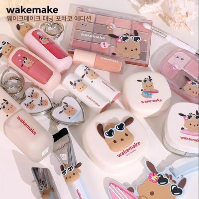 韩国wakemake帕恰狗联名气垫可爱