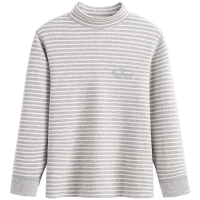 A类中领打底衫纯棉T恤长袖无骨