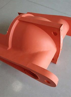 UH针形绝缘子遮蔽罩橘红色橡胶绝缘护罩瓷瓶高压终端保护罩