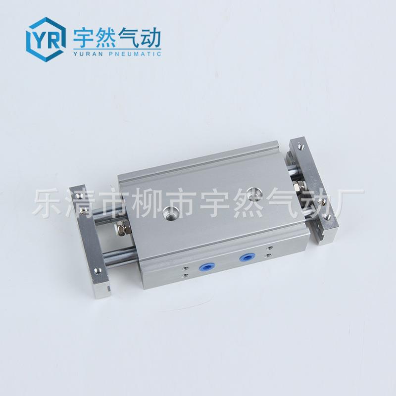 SMC型双杆双轴双出精密滑台气缸CXSW6/10/15/20/25大推力小型气动