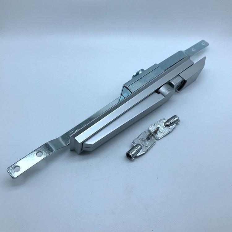 MS830银白色连杆锁，天地锁，工业柜锁，配电箱门锁，机箱机柜锁