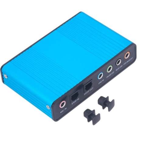 USB光纤5.1声卡 USB Audio Speaker USB Sound Card 光纤声卡