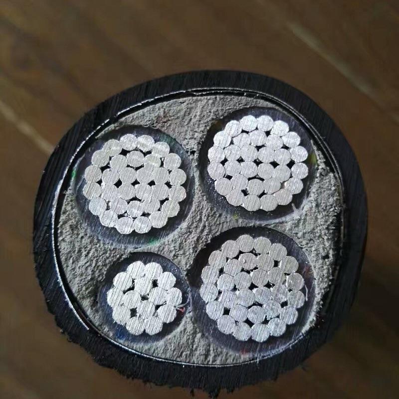 铝芯铠装电缆厂家YJLV22 3*240+1*120三相 4芯240平方电缆线 铝线