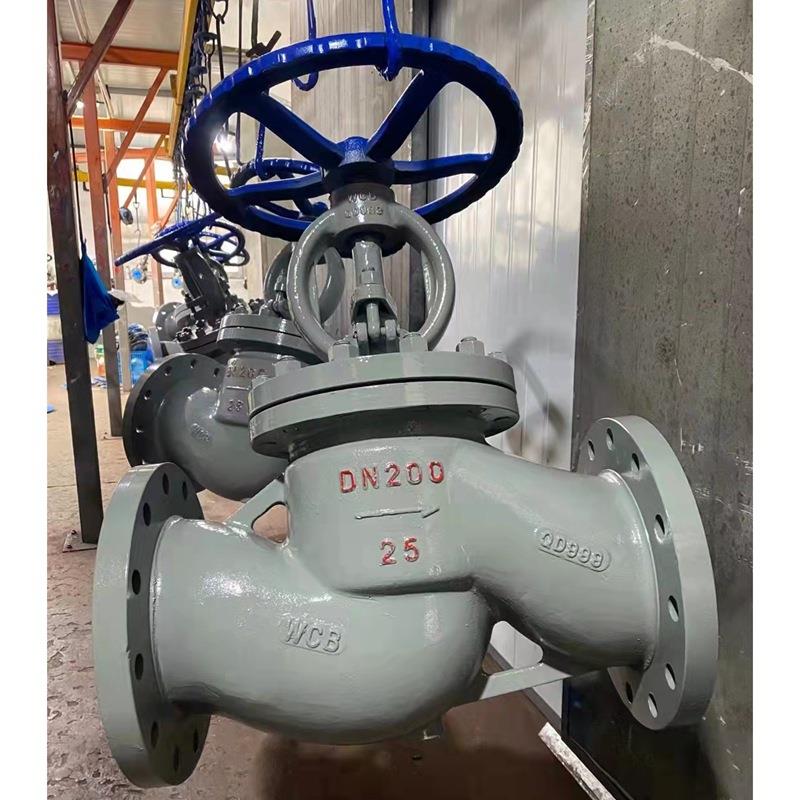 J41H-16C铸钢截止阀 高温蒸气阀WCB明杆法兰截止阀