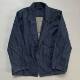 重磅水洗 复古牛仔休闲西装 外套男春秋宽松单排扣便服单西深蓝色
