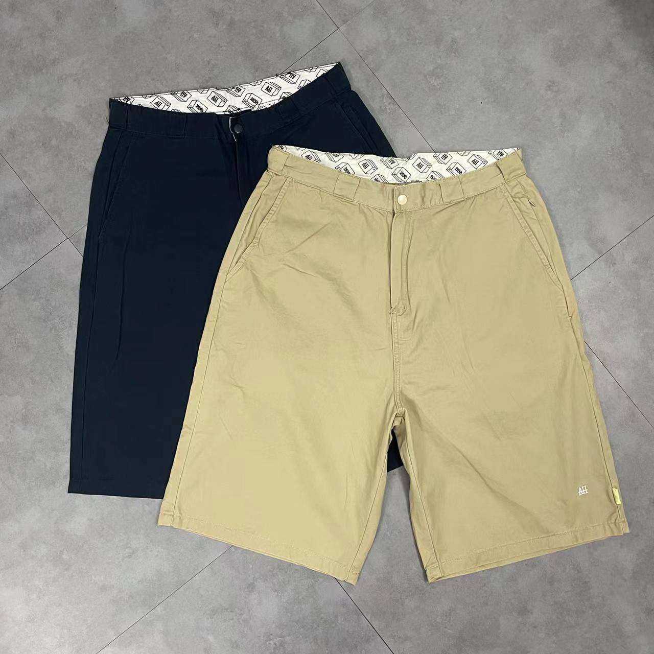 bea ms日系潮牌oversize超宽短裤复古cityboy阔腿型男中裤阔型