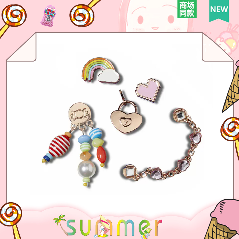 金属crocs鞋花时尚潮流